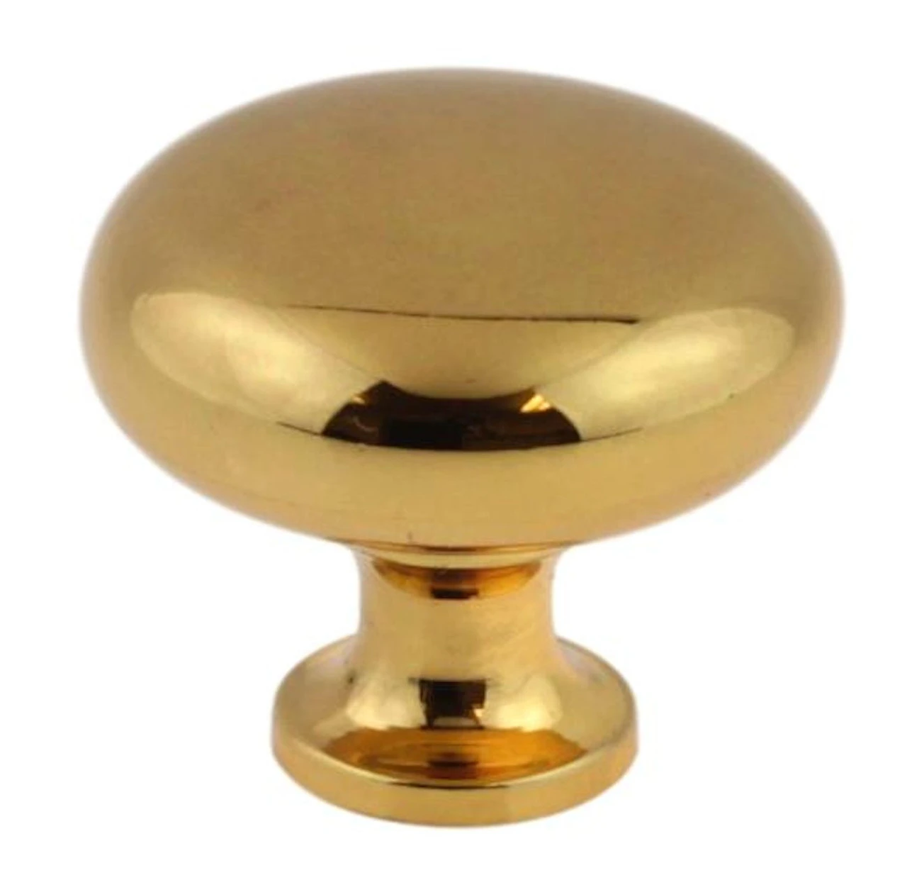 Liberty 1-3/16" Round Knob Gold Plated 3 Liberty 1-3/16" Round Knob Gold Plated - Image 3