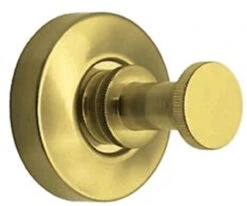 Liberty Grayson Hook In Brushed Brass - Single Prong
