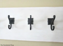 Brainerd Double Scroll Hook, Tumbled Dark Gunmetal LQ-111444 -D'Lawless Hardware Shop gunmetal scroll hooks 1 12926.1660077177