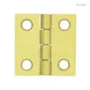 (10-Pairs) 1" Square Butt Hinge Brass Plated Pair Loose Pin