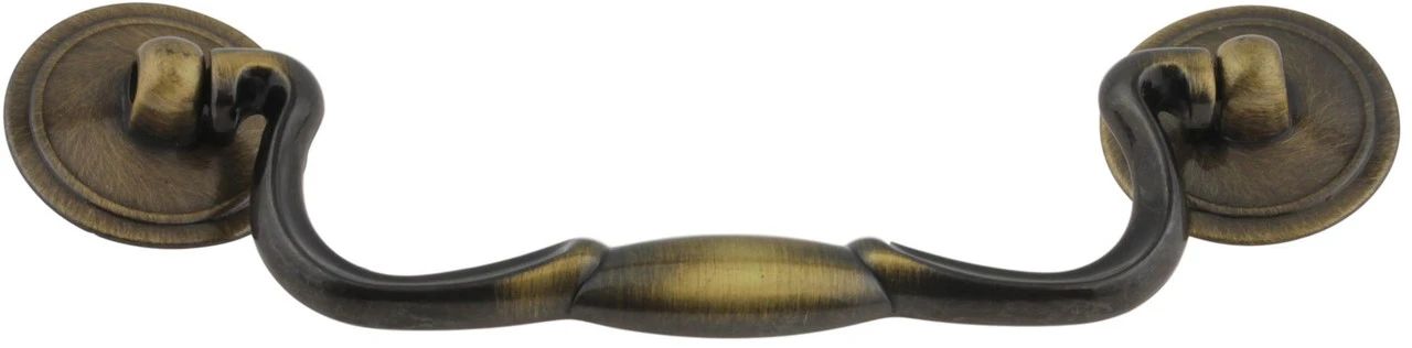 4-1/2" Hafele Bail Pull Antique Brass 1 4-1/2" Hafele Bail Pull Antique Brass