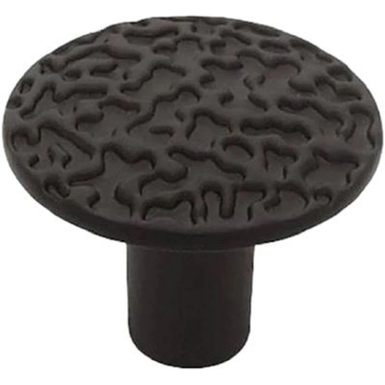 Liberty (2 Pack) 1-1/8" Arts & Craft Hammered Round Knob Black 1 Liberty (2 Pack) 1-1/8" Arts & Craft Hammered Round Knob Black