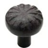 Liberty 1-1/8" HomeGrown Wrinkled Knob Black Iron