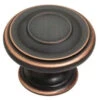 Liberty 1-3/8" Cabinet Shop Harmon Knob Bronze With Copper Highlights