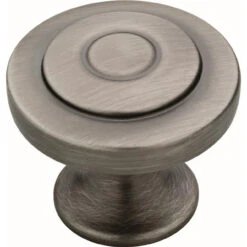 Liberty 1-1/4" Builder Fashion Geary Knob Heirloom Silver