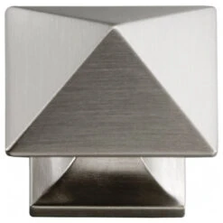 1-1/4" Pyramid Knob Stainless Steel