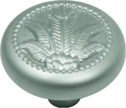 1 3/8" Wheat Design Knob Pearl Nickel