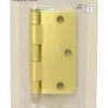 Liberty 3-1/2" Hinge 1/4" Radius Round Corner Satin Brass