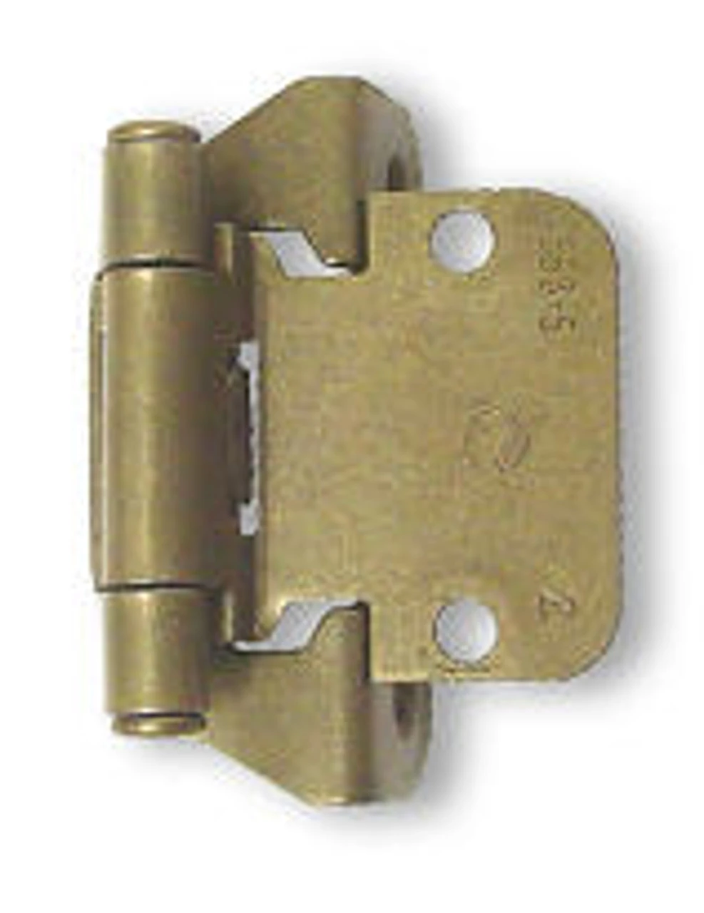 Amerock Hinge Single 1/4" Overlay Antique Brass Semi-Wrap HAM-LD7563-BB 1 Amerock Hinge Single 1/4" Overlay Antique Brass Semi-Wrap HAM-LD7563-BB