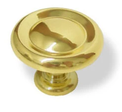Amerock 1-1/4" Hint Of Heritage Dome Knob Polished Brass