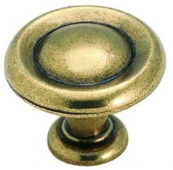 Amerock 1-1/4" Hint Of Heritage Dome Knob Regency Brass