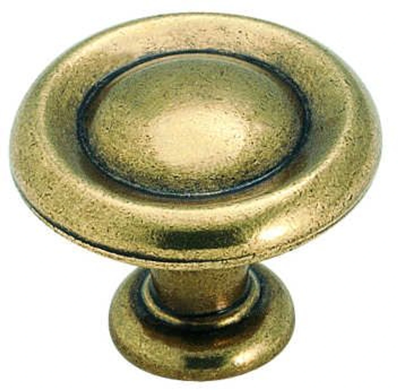 Amerock 1-1/4" Hint Of Heritage Dome Knob Regency Brass 1 Amerock 1-1/4" Hint Of Heritage Dome Knob Regency Brass