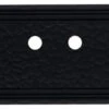 Liberty Horizontal Textured Backplate - Mission Black - 3 1/4"