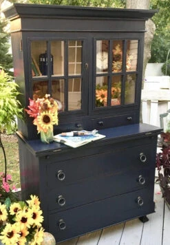 2" Ring Pull Dark Antique Bronze -D'Lawless Hardware Shop hutch makeover 1 93414.1697024119