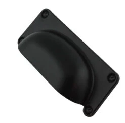 2-1/2" Country Store Farmhouse Cup Pull Matte Black