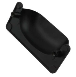 2-1/2" Country Store Farmhouse Cup Pull Matte Black -D'Lawless Hardware Shop industrial style bin cup pull 5 1 51259.1646678613