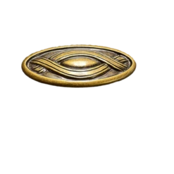 1-1/4" Centers Ornate Pull Antique Brass