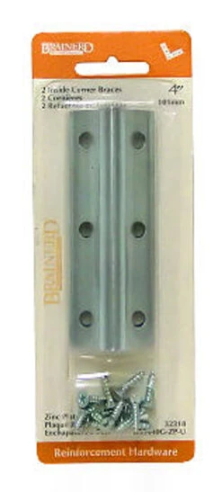 Liberty Inside Corner Braces 4" - 2 Pack LQ-B55440G-ZP-U