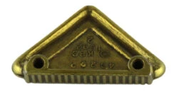 1-1/2" Art Deco Finger Pull Antique English 15 1-1/2" Art Deco Finger Pull Antique English -D'Lawless Hardware Shop keeler brass vintage pull 1 72161.1645038290
