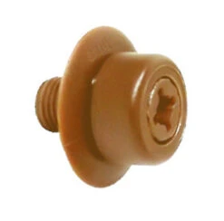 Keyboard Tray Or Breadboard Runner Wheel - Brown Plastic