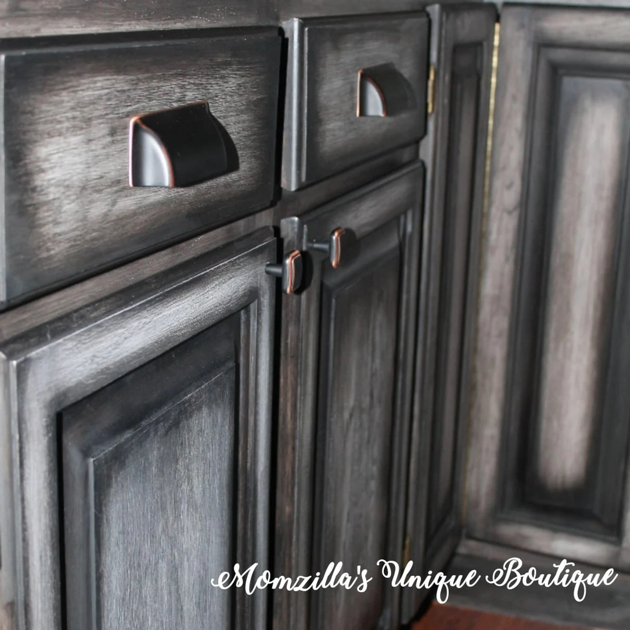 Liberty 1-3/16" Kirkwood Knob Bronze With Copper Highlights 2 Liberty 1-3/16" Kirkwood Knob Bronze With Copper Highlights - Image 2