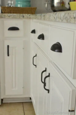 Liberty 2-1/2" Or 3" Dual Mount Cup Pull Dark Oil Rubbed Bronze -D'Lawless Hardware Shop kitchen cabinet with bronze cup pulls 1 42136.1646422413