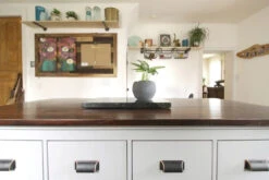 Liberty 3" Myrcella Rectangular Bin Pull Bronze With Copper Highlights -D'Lawless Hardware Shop kitchen makeover with bin pulls 1 33343.1658846904