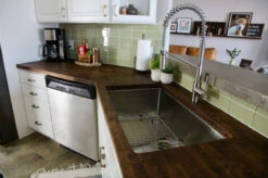 Liberty 3-3/4" Mandara Pull Champagne Bronze 18 Liberty 3-3/4" Mandara Pull Champagne Bronze -D'Lawless Hardware Shop kitchen with wood counter tops 1 22372.1676642035