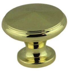 Liberty 1-3/16" Peaked Top Knob Polished Brass