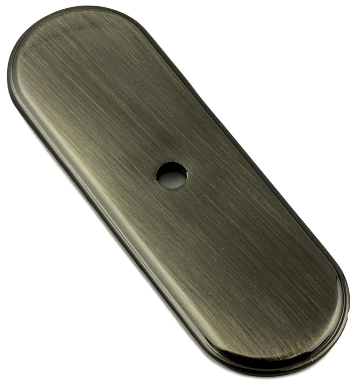 Liberty 3" Raised Oval Knob Backplate Antique Brass 1 Liberty 3" Raised Oval Knob Backplate Antique Brass