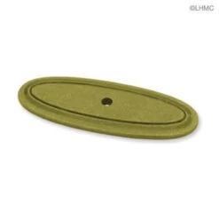 Liberty Knob Backplate - Antique Lancaster - Oval LQ-P30072-ALN-A