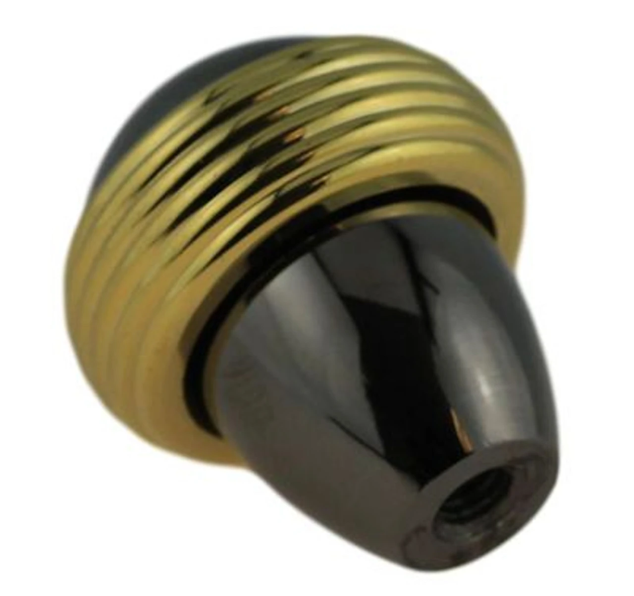 Liberty 1" Two Tone Knob Black Nickel And Solid Brass 2 Liberty 1" Two Tone Knob Black Nickel And Solid Brass - Image 2