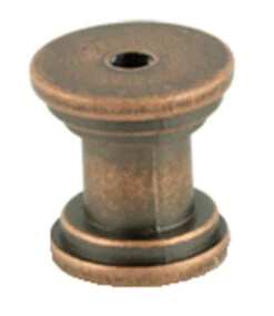Knob Or Pull Making Base - Antique Copper - 16x16mm