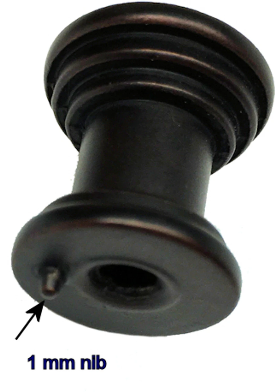 Knob Or Pull Making Base - Flat Black - 16x16mm 2 Knob Or Pull Making Base - Flat Black - 16x16mm - Image 2