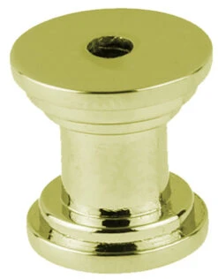 Knob Or Pull Making Base - Polished Brass - 16x16mm