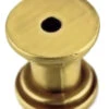 Knob Or Pull Making Base - Satin Brass - 16x16mm