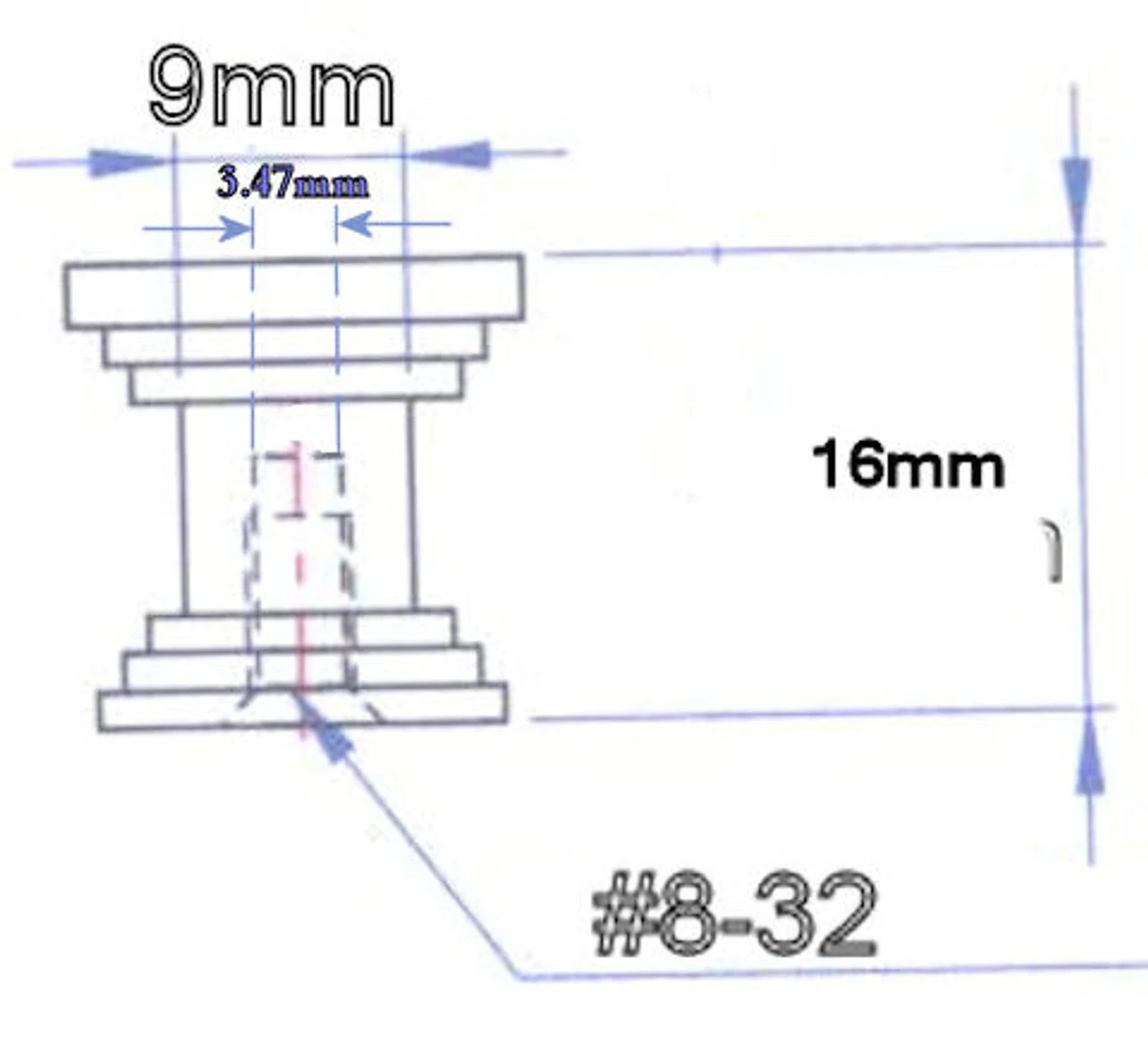 Knob Or Pull Making Base - Venetian Bronze -16x16mm 2 Knob Or Pull Making Base - Venetian Bronze -16x16mm - Image 2