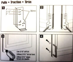 Liberty Alignright Cabinet Hardware Template - AN0191C-G-Q1 11 Liberty Alignright Cabinet Hardware Template - AN0191C-G-Q1 -D'Lawless Hardware Shop knob template instructions 1 75898.1661360219