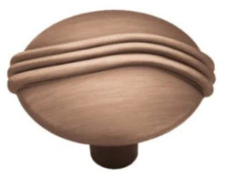 Liberty 1-1/4" Contempo Knuckle Knob Red Antique Copper Low Sheen