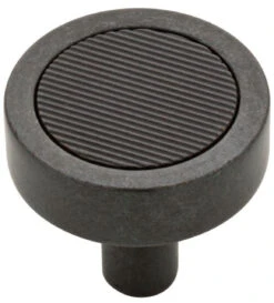 Liberty 1-1/4" Knurled Industrial Knob Soft Iron