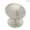 Liberty 1-3/8" Fusilli Football Knob With Metric Screw Satin Nickel