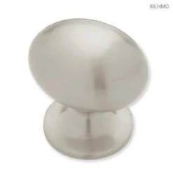 Liberty 1-3/8" Fusilli Football Knob With Metric Screw Satin Nickel