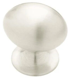 Liberty 1-3/8" Large Football Knob Brushed Satin Silver