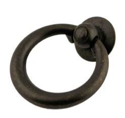 1-7/8" Large Ring Pull Dark Antique Brass