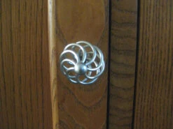 1-3/8" Mission Bay Bird Cage Oval Knob Satin Chrome -D'Lawless Hardware Shop laurey satin chrome mission bay oval cabinet knob 99911 5 20959.1642712566