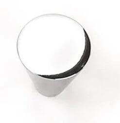 AS-IS 1" Delano Cone Knob Chrome
