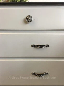 Liberty 3" Leaf & Vine Pull Brushed Satin Pewter & Black -D'Lawless Hardware Shop leaf vine pull brushed satin pewter black 3 pbf589 16 68230.1646337660