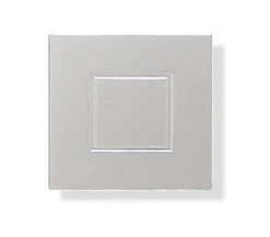 Liberty 1-1/4" Westside Double Square Plastic Knob Matte Chrome