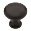 Liberty 1-1/4" Garrett Knob Flat Black