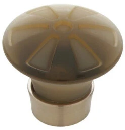 Liberty 1-9/16" Water Colours Knob Chocolate And Satin Nickel